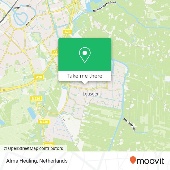 Alma Healing, Brinkhorst 24 map