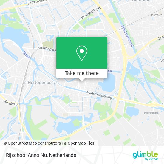 Rijschool Anno Nu map