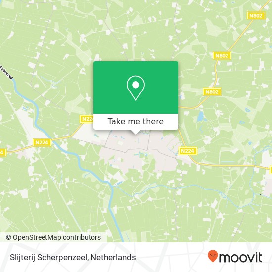 Slijterij Scherpenzeel map