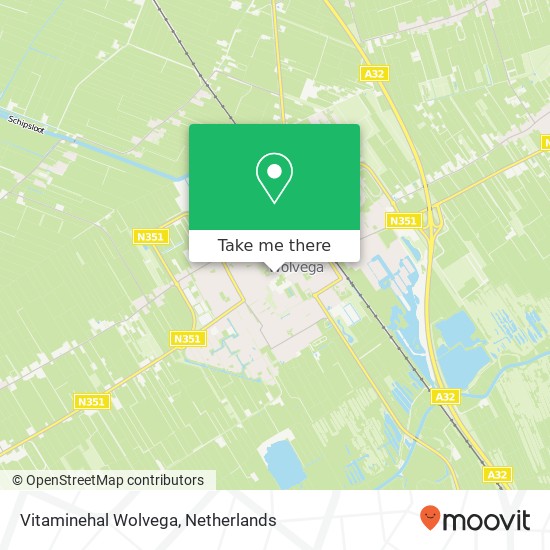 Vitaminehal Wolvega, Van Baerdtstraat 1 map