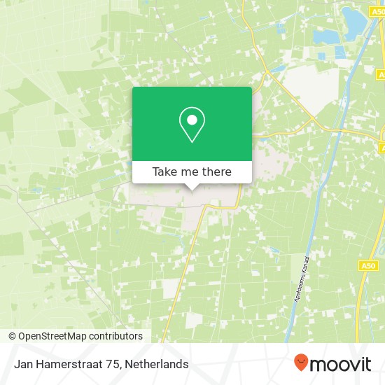 Jan Hamerstraat 75, 8172 XH Vaassen map