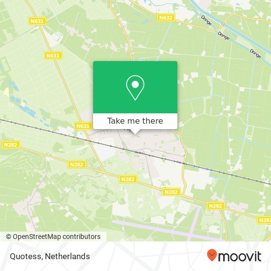 Quotess, Stationsstraat map