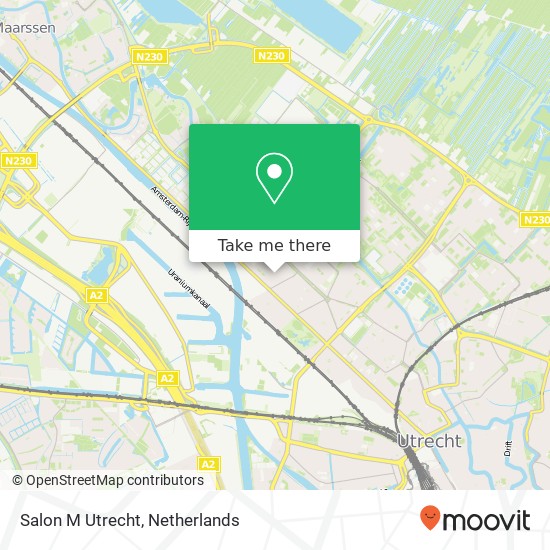 Salon M Utrecht map