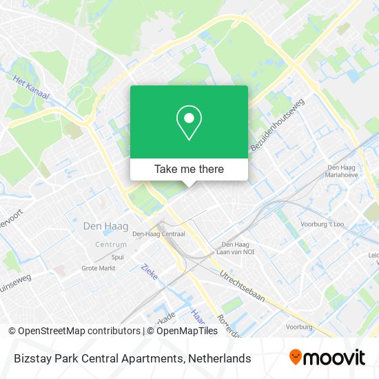 Bizstay Park Central Apartments map