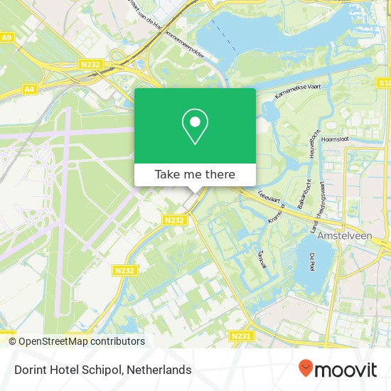 Dorint Hotel Schipol, Stationsplein Zuid-West map