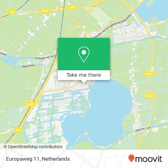 Europaweg 11, 2371 TR Roelofarendsveen map