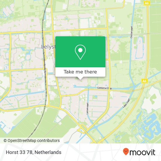 Horst 33 78, 8225 ND Lelystad map