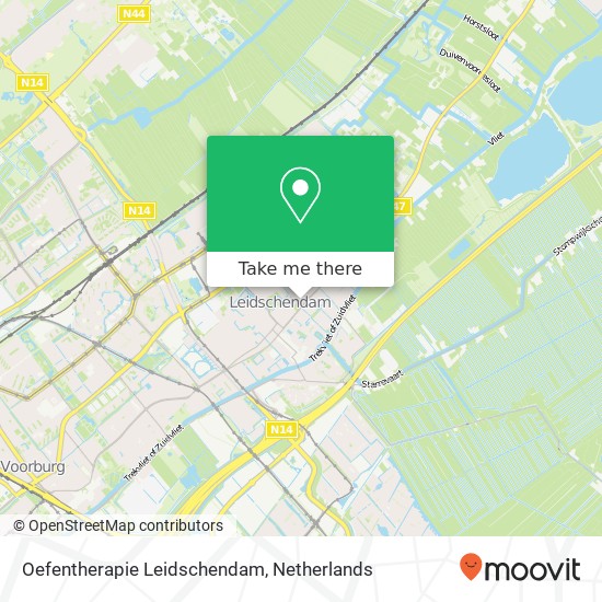 Oefentherapie Leidschendam, Koningin Julianaweg 122 map