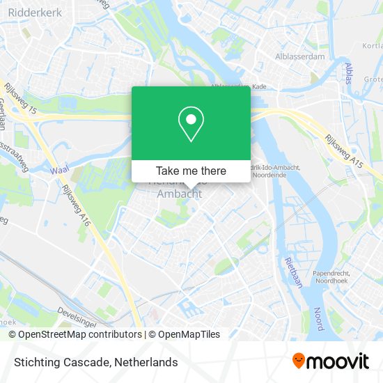 Stichting Cascade map