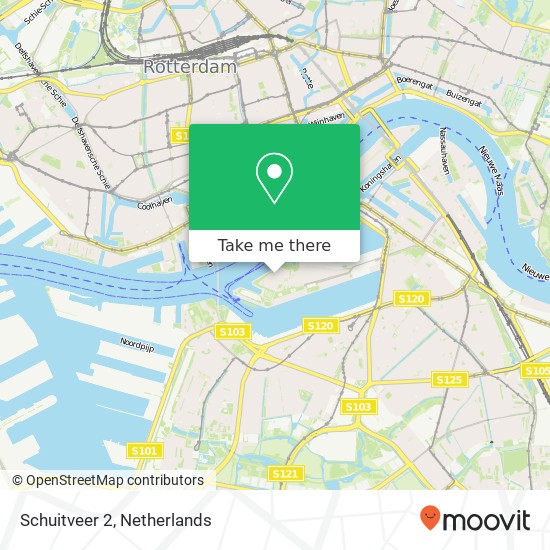 Schuitveer 2, 3072 WS Rotterdam map