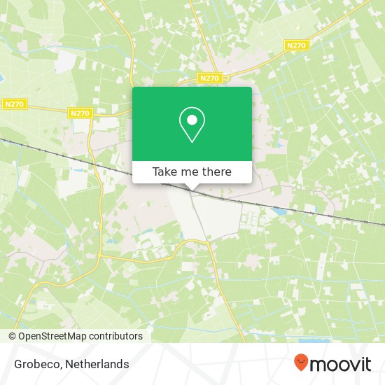 Grobeco, Doctor Huub van Doorneweg 1 map