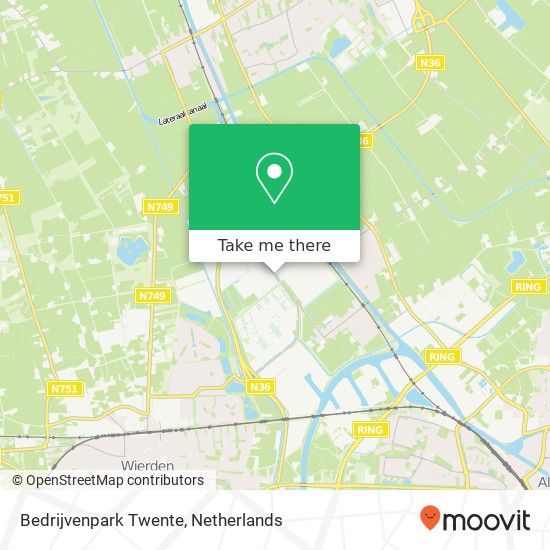 Bedrijvenpark Twente, 7602 KE Almelo map
