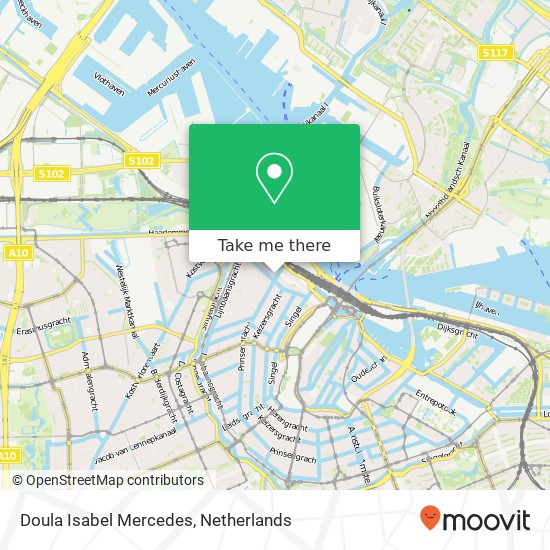 Doula Isabel Mercedes, Vinkenstraat 3 Karte