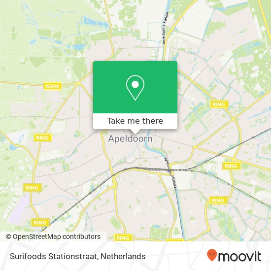 Surifoods Stationstraat, Deventerstraat map