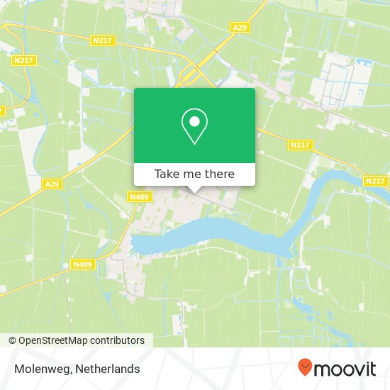 Molenweg, 3271 Mijnsheerenland map