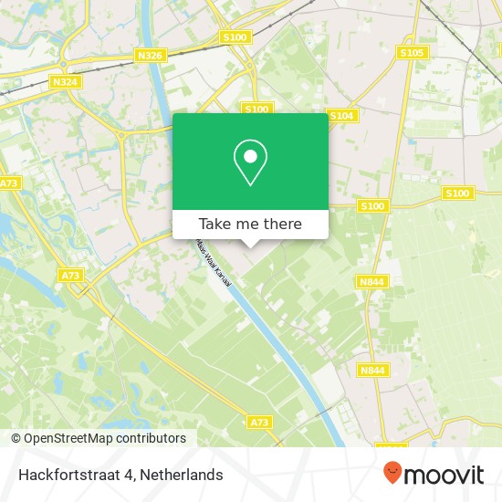 Hackfortstraat 4, 6535 PM Nijmegen map