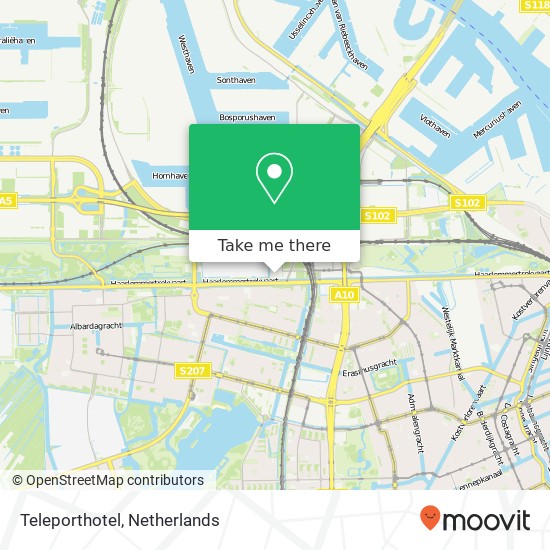 Teleporthotel, Heathrowstraat 5 Karte