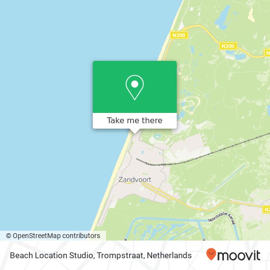 Beach Location Studio, Trompstraat map