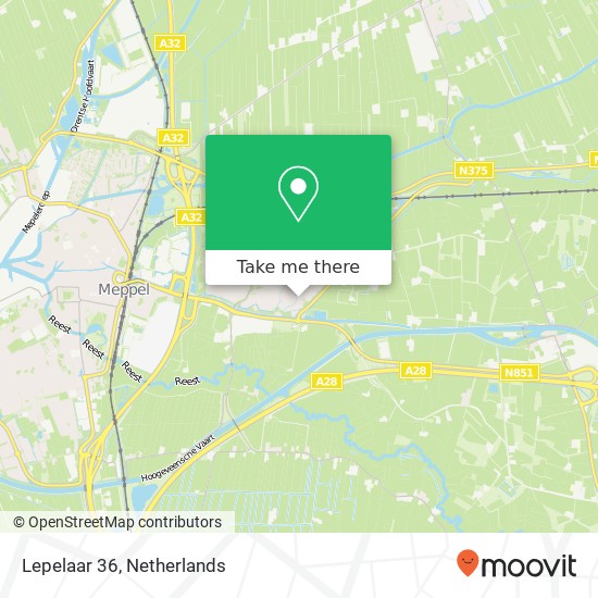 Lepelaar 36, 7943 SH Meppel map