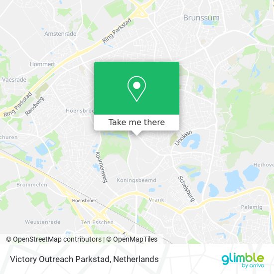 Victory Outreach Parkstad map