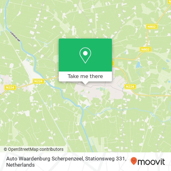 Auto Waardenburg Scherpenzeel, Stationsweg 331 map