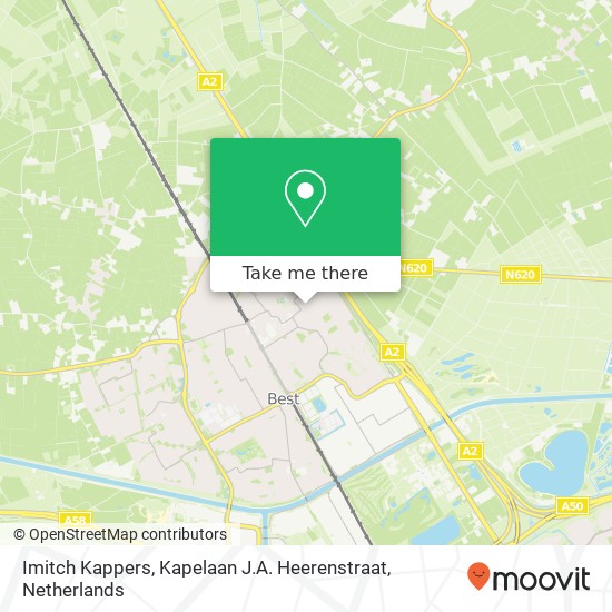 Imitch Kappers, Kapelaan J.A. Heerenstraat map