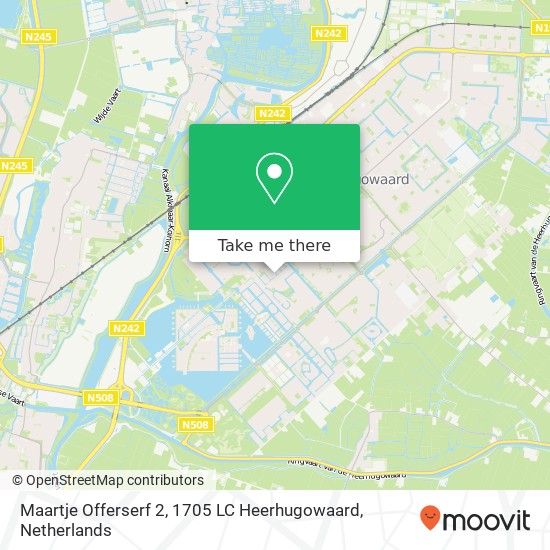 Maartje Offerserf 2, 1705 LC Heerhugowaard map