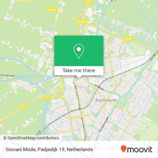 Giovani Mode, Padjedijk 19 map