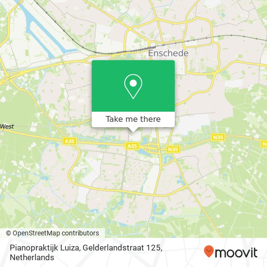 Pianopraktijk Luiza, Gelderlandstraat 125 Karte