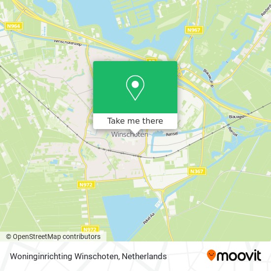 Woninginrichting Winschoten map