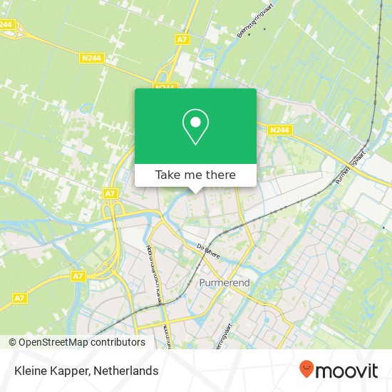 Kleine Kapper map