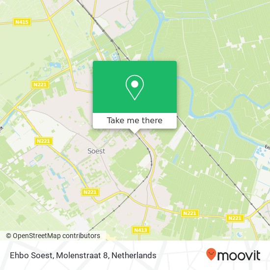 Ehbo Soest, Molenstraat 8 Karte