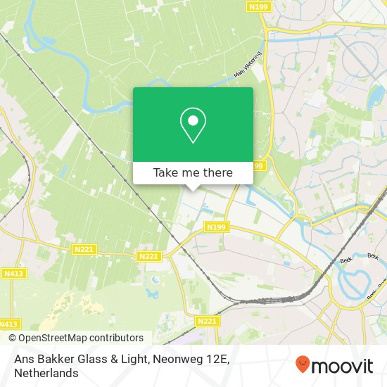 Ans Bakker Glass & Light, Neonweg 12E map