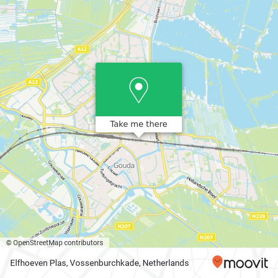 Elfhoeven Plas, Vossenburchkade map