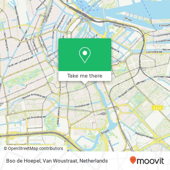 Bso de Hoepel, Van Woustraat map