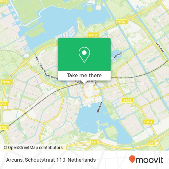 Arcuris, Schoutstraat 110 map