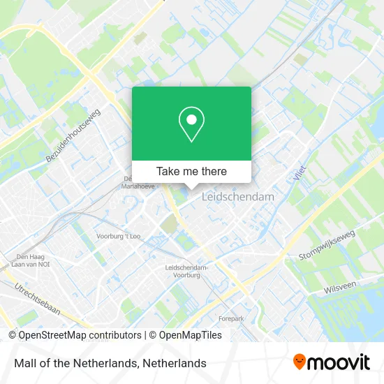 Mall of the Netherlands map
