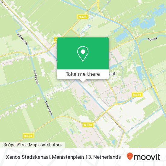 Xenos Stadskanaal, Menistenplein 13 Karte