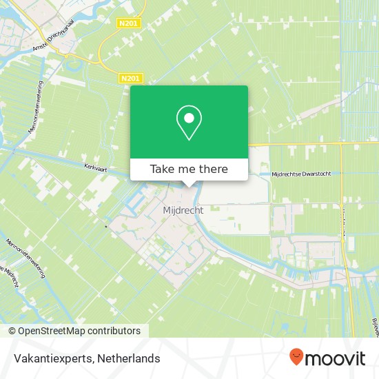 Vakantiexperts map