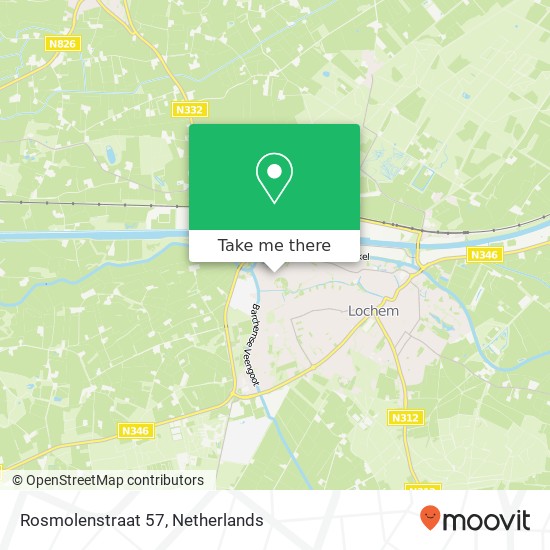 Rosmolenstraat 57, 7241 VP Lochem map