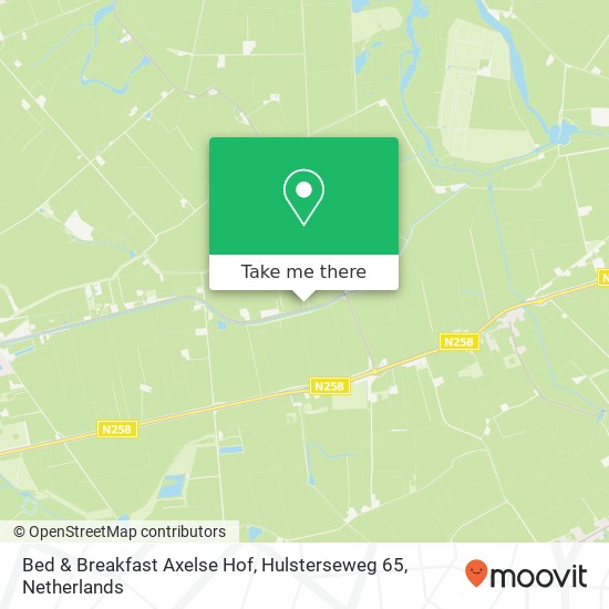 Bed & Breakfast Axelse Hof, Hulsterseweg 65 map