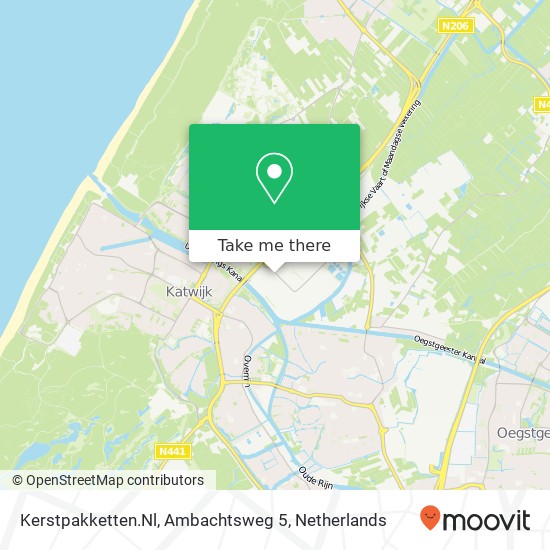 Kerstpakketten.Nl, Ambachtsweg 5 map