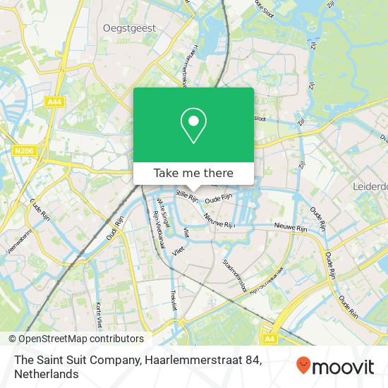 The Saint Suit Company, Haarlemmerstraat 84 Karte