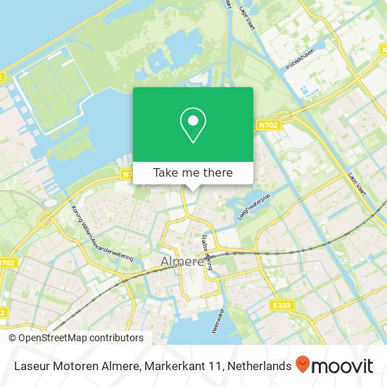 Laseur Motoren Almere, Markerkant 11 Karte