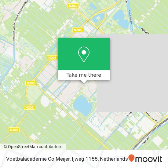 Voetbalacademie Co Meijer, Ijweg 1155 Karte