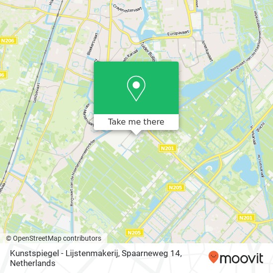 Kunstspiegel - Lijstenmakerij, Spaarneweg 14 map