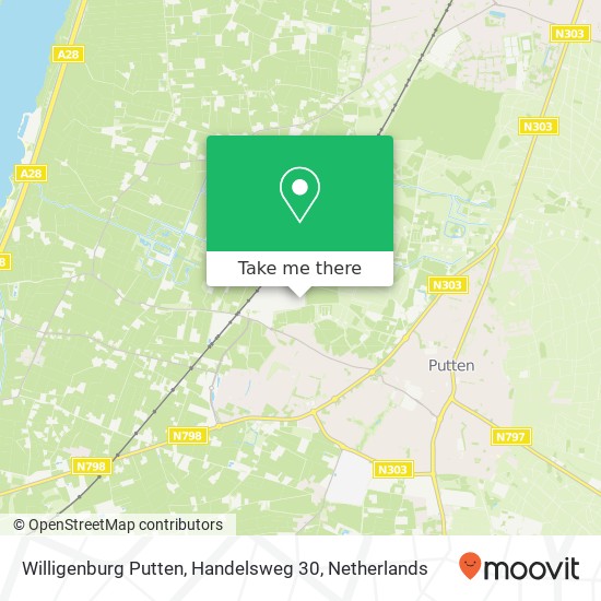 Willigenburg Putten, Handelsweg 30 Karte