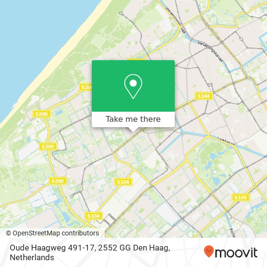 Oude Haagweg 491-17, 2552 GG Den Haag map