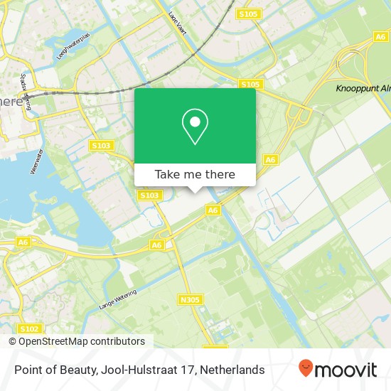 Point of Beauty, Jool-Hulstraat 17 map
