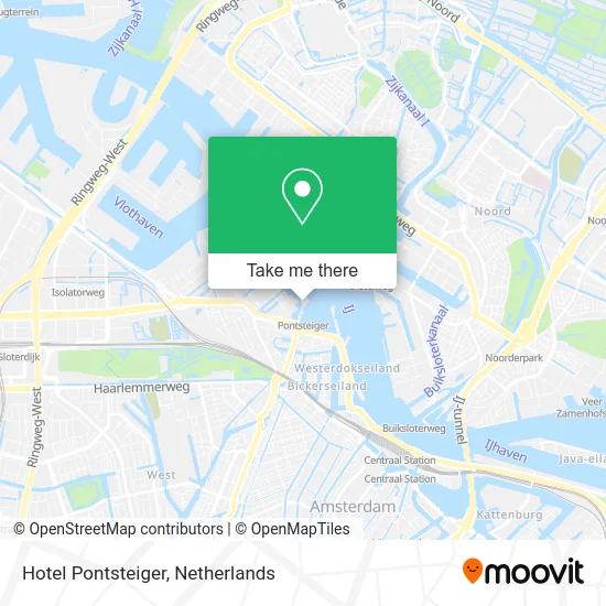 Hotel Pontsteiger map